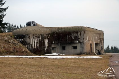 Jeden z bunkrów w miejscowości Hanicka.
