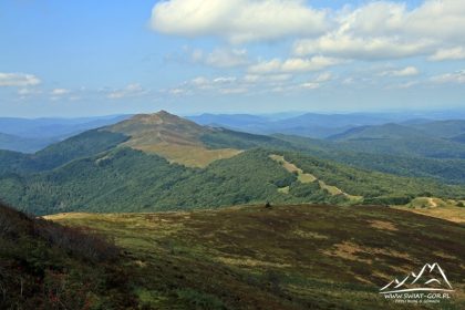 Widok na Smerek (1222 m.n.p.m.).