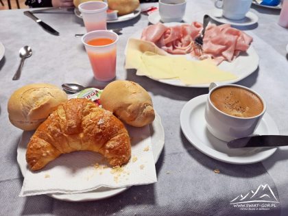 Pierwsze włoskie śniadanie