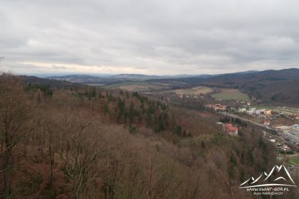 Kalwaria - Panorama widokowa z obrywu.