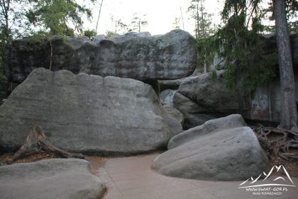 Wyjście z Błędnych Skał.