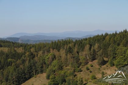 Karkonosze widziane z Pstrążnej.