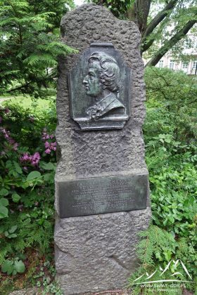 Duszniki - pomnik Chopina.