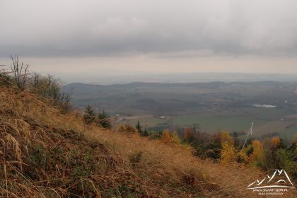 Czeszka - widok na Górę Parkową - Wzgórza Bielawskie.
