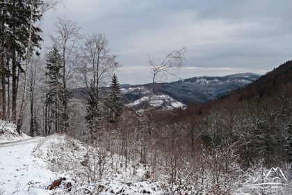 Z prawej widoczne Góry Sowie.