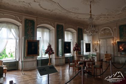 Zamek Książ - salon zielony.