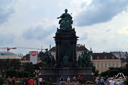 Wiedeń - Pomnik Marii Teresy.
