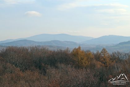 Wzgórze Gedymina - zbliżenie w stronę Wielkiej Sowy (1015 m n.p.m.).