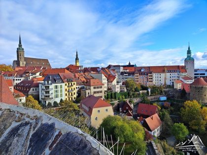 Budziszyn - Stara Wieża Ciśnień - Widok na miasto.